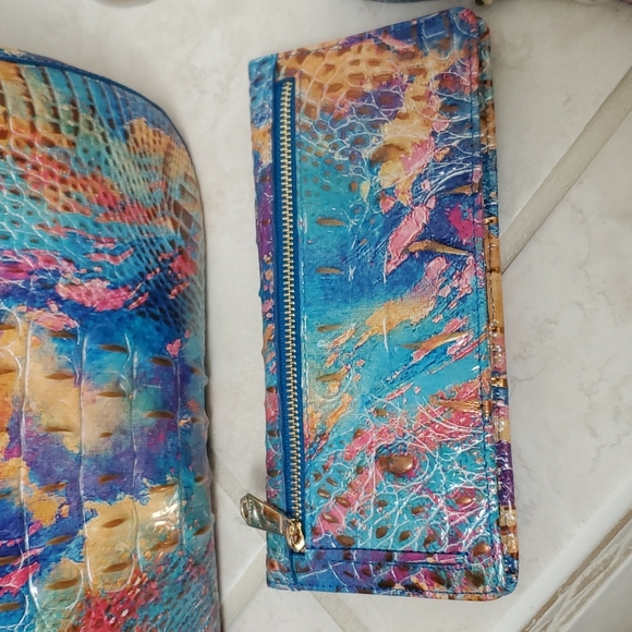 ๐๐๐งก BRAHMIN CRUSH Small Carla Satchel & Ady Wallet ๐งก๐๐ - Picture 5 of 16